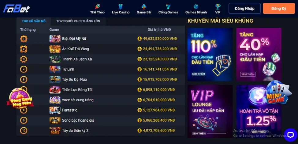 Thưởng Chào Mừng Hấp Dẫn từ 7club khuyến mãi
